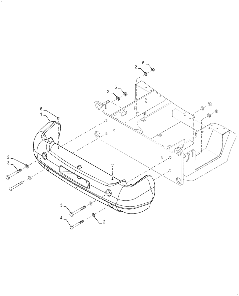 Схема запчастей Case 721F - (39.140.AM[01]) - COUNTERWEIGHT, HEAVY DUTY (39) - FRAMES AND BALLASTING