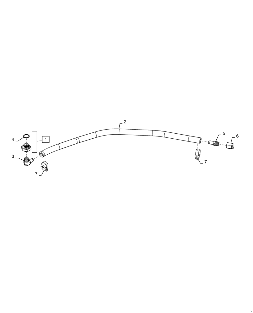 Схема запчастей Case SR210 - (10.304.AF[02]) - REMOTE OIL DRAIN LINE (15-SEP-2014 THRU 7-DEC-2014) (10) - ENGINE