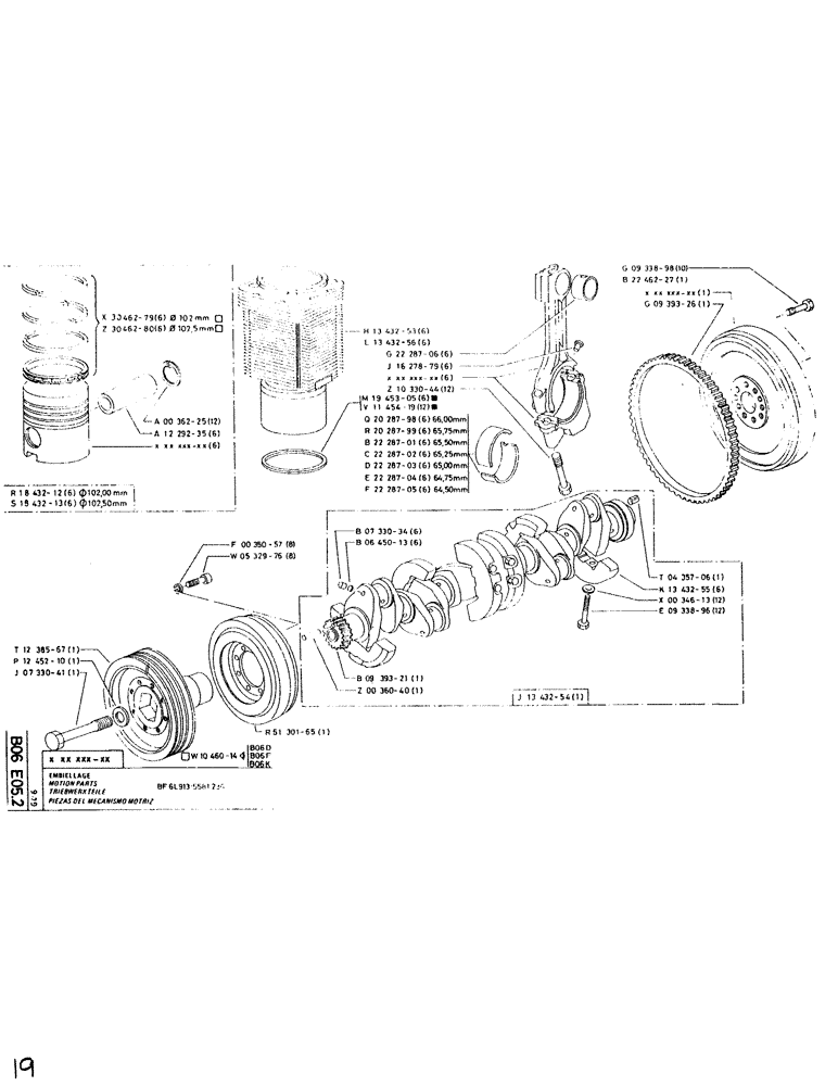 Схема запчастей Case SC150L - (019) - MOTION PARTS 