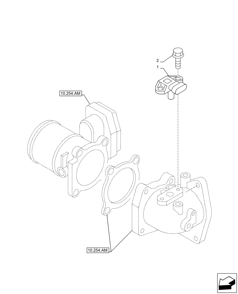 Схема запчастей Case AQ-4HK1XASS01 - (55.014.AI) - ENGINE, TEMPERATURE SENDER (55) - ELECTRICAL SYSTEMS