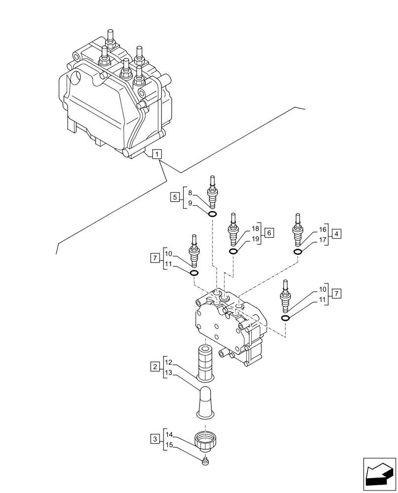 Схема запчастей Case AQ-4HK1XASS01 - (55.988.AF) - DEF/ADBLUE™, ELECTRONIC CONTROL UNIT (55) - ELECTRICAL SYSTEMS