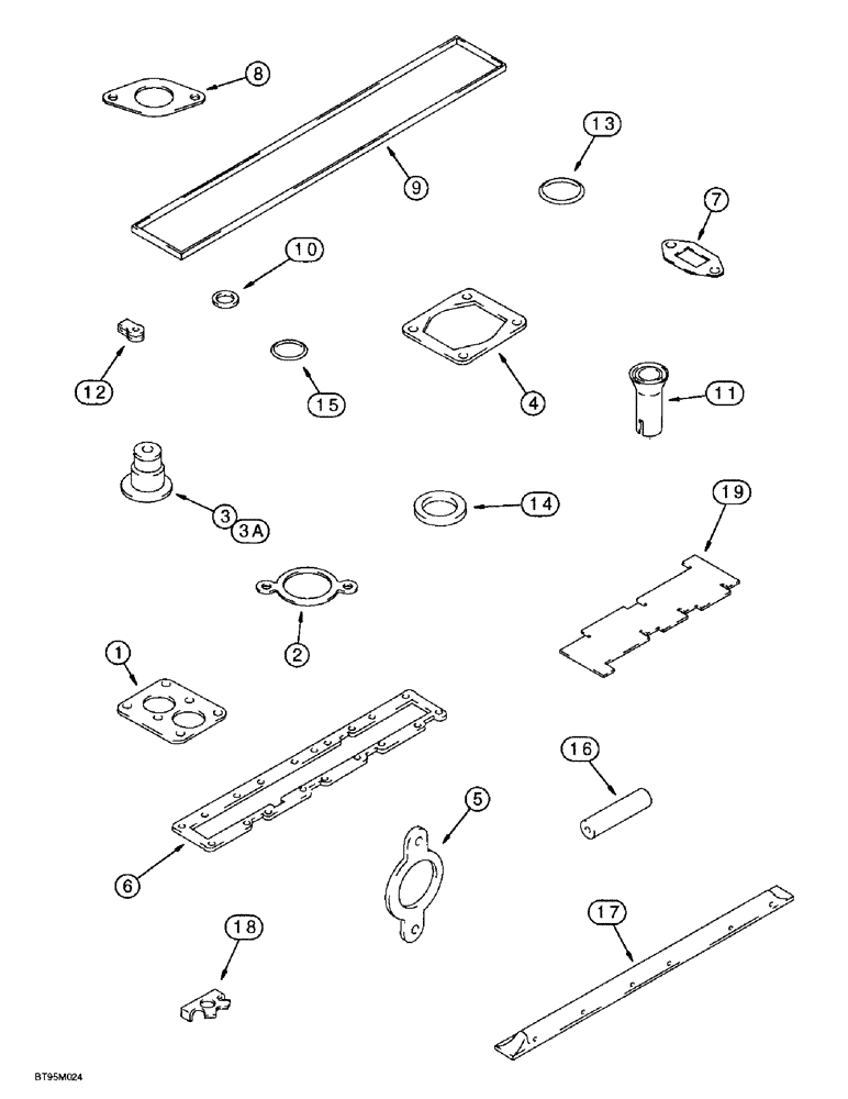 Схема запчастей Case 721B - (2-47A) - VALVE GRIND GASKET KIT, 6T-830 EMISSIONS CERTIFIED ENGINE LOADER P.I.N. JEE053200 AND AFTER (02) - ENGINE