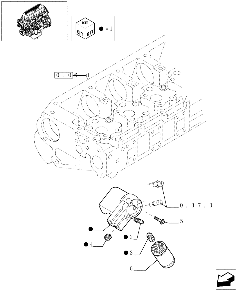 Схема запчастей Case F3AE0684D B005 - (0.20.0[01]) - FUEL FILTER & RELATED PARTS (504088012 - 504091886) 