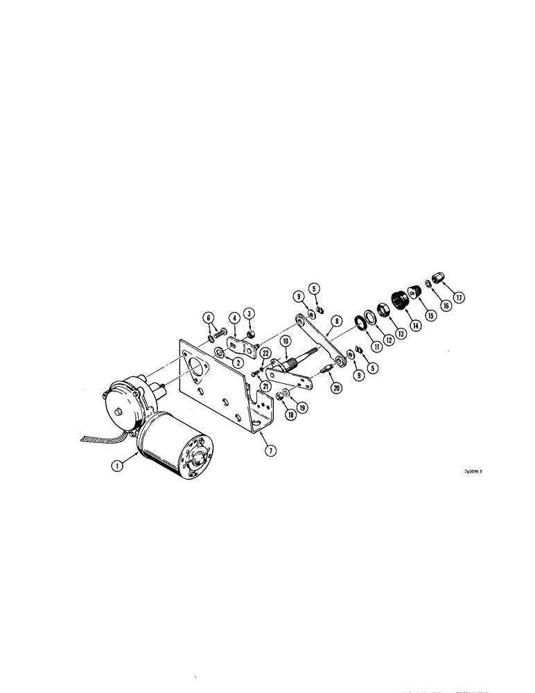 Схема запчастей Case W24B - (112[1]) - L35259 AND F93455 WIPERS (04) - ELECTRICAL SYSTEMS