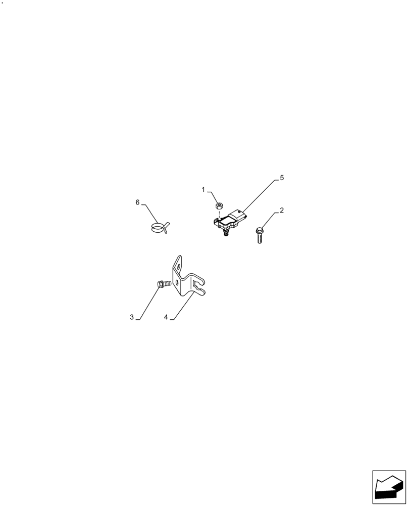 Схема запчастей Case F5BFL413A B007 - (55.014.AD) - AIR INTAKE, SENSOR (55) - ELECTRICAL SYSTEMS