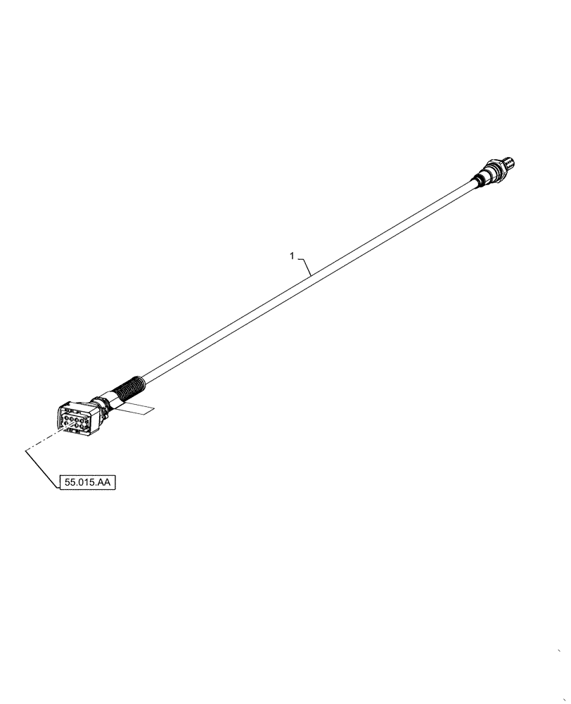 Схема запчастей Case SR270 - (55.988.AR) - NH3 SENSOR (55) - ELECTRICAL SYSTEMS