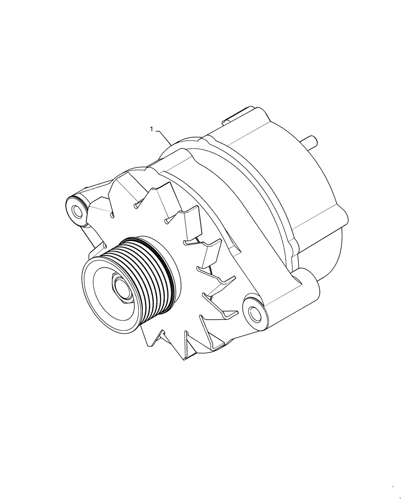 Схема запчастей Case TR310 - (55.301.AA) - ALTERNATOR (55) - ELECTRICAL SYSTEMS