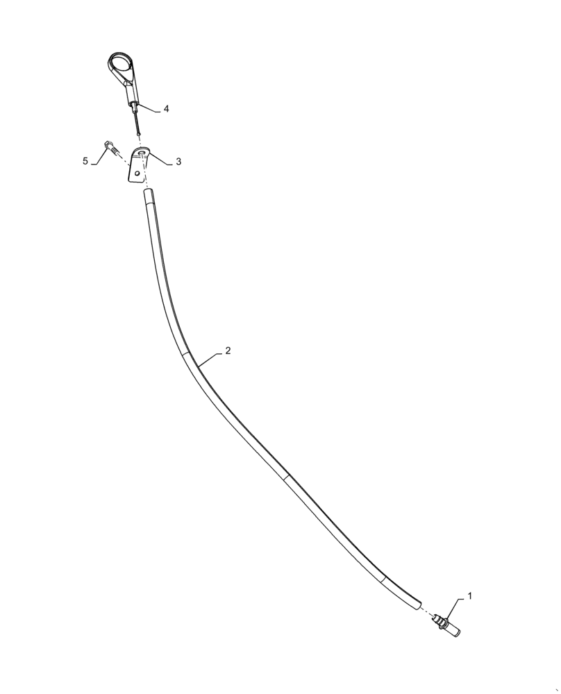 Схема запчастей Case TR310 - (10.304.AS) - ENGINE OIL DIPSTICK (10) - ENGINE