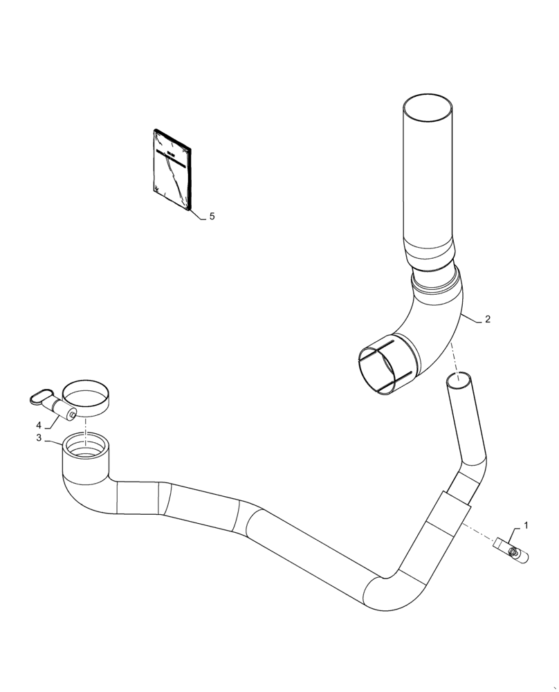 Схема запчастей Case SV185 - (10.254.02[C]) - EXHAUST SYSTEM - ASPIRATOR (10) - ENGINE