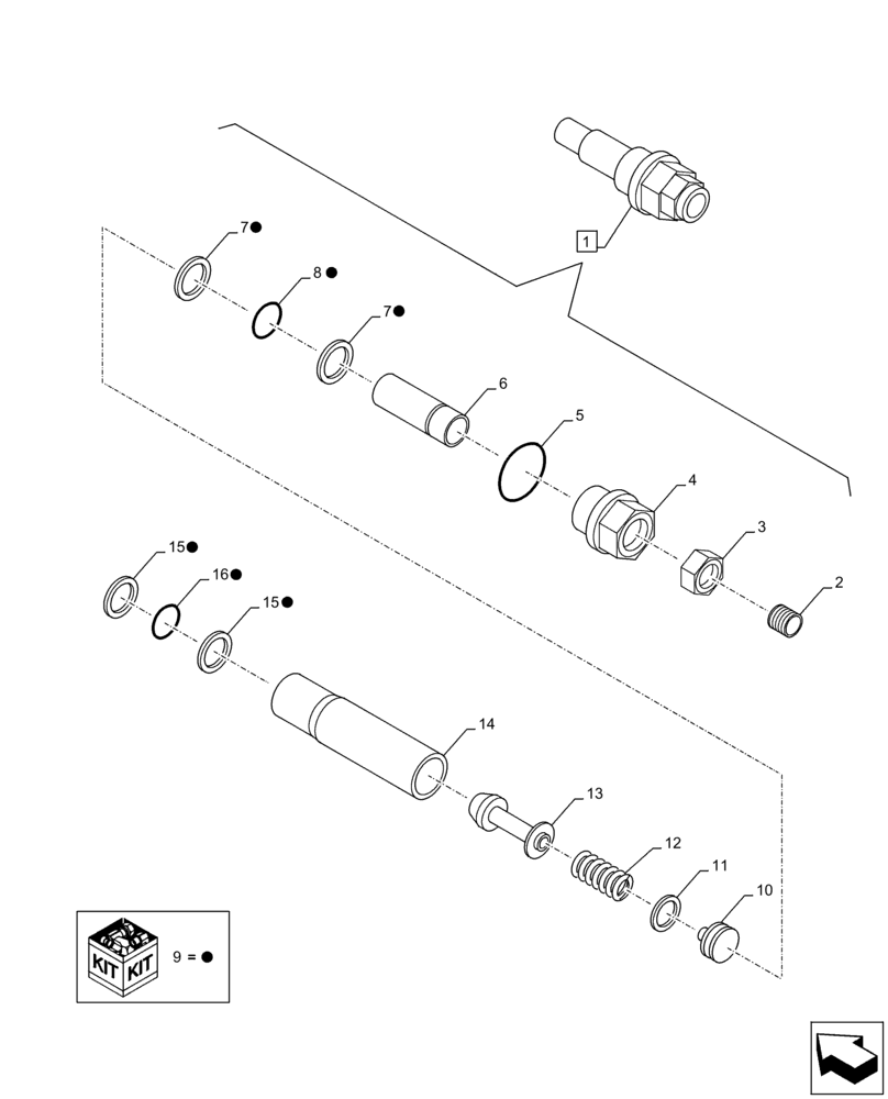 Схема запчастей Case CX250D LC - (35.353.AB) - TRAVEL MOTOR & REDUCTION GEAR, RELIEF VALVE (35) - HYDRAULIC SYSTEMS