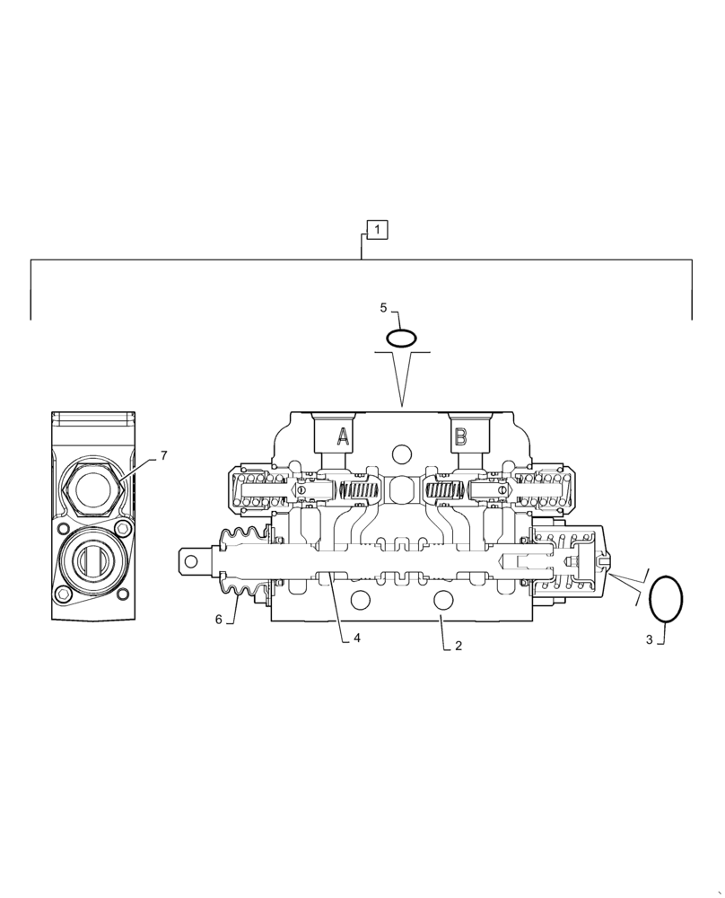 Схема запчастей Case 588H - (35.355.AH[09]) - VALVE SECTION (35) - HYDRAULIC SYSTEMS