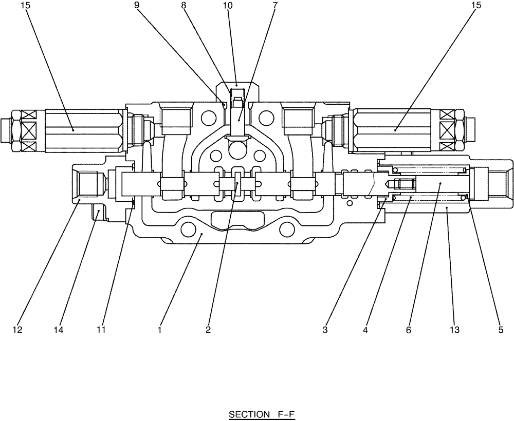 Схема запчастей Case CX36B - (07-006) - VALVE ASSY, CONTROL (SERVICE) (35) - HYDRAULIC SYSTEMS