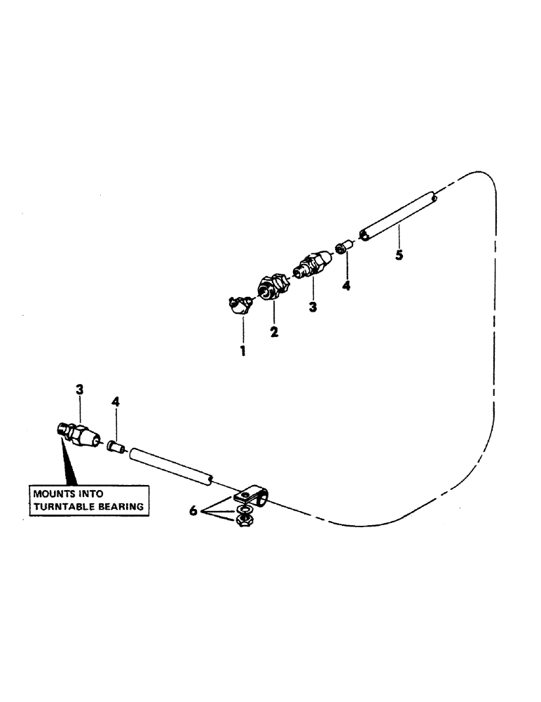 Схема запчастей Case 40EC - (040) - TURNTABLE BEARING LUBRICATION LINE, (USED ON UNITS WITH SN. 1947 - UP) (04) - UNDERCARRIAGE