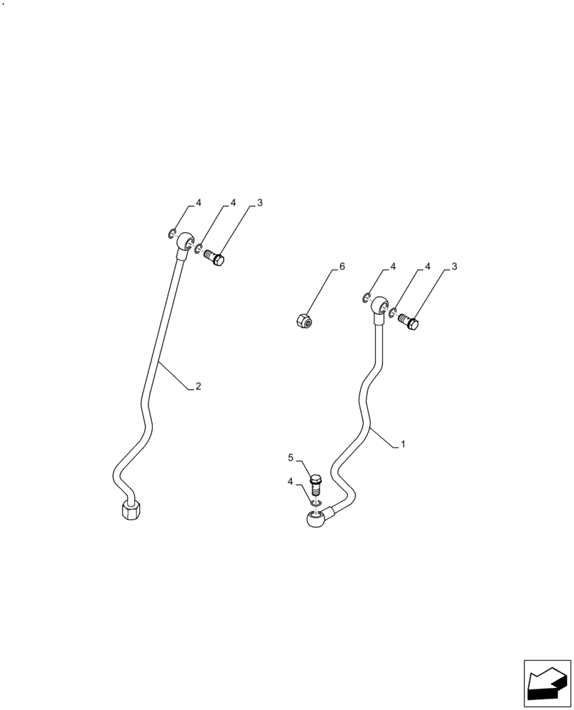 Схема запчастей Case F4DFE6132 B007 - (10.254.AZ[02]) - EXHAUST BRACKET AND CONTROLS (10) - ENGINE