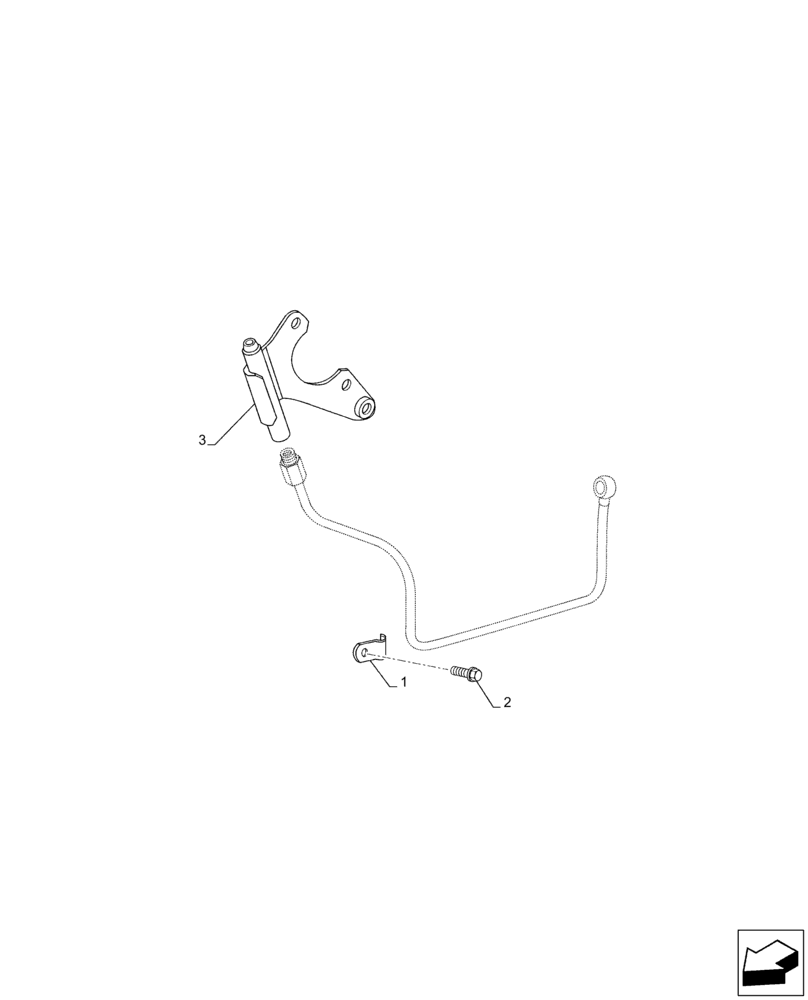 Схема запчастей Case F4DFE6132 B007 - (10.254.AZ[03]) - EXHAUST BRACKET AND CONTROLS (10) - ENGINE