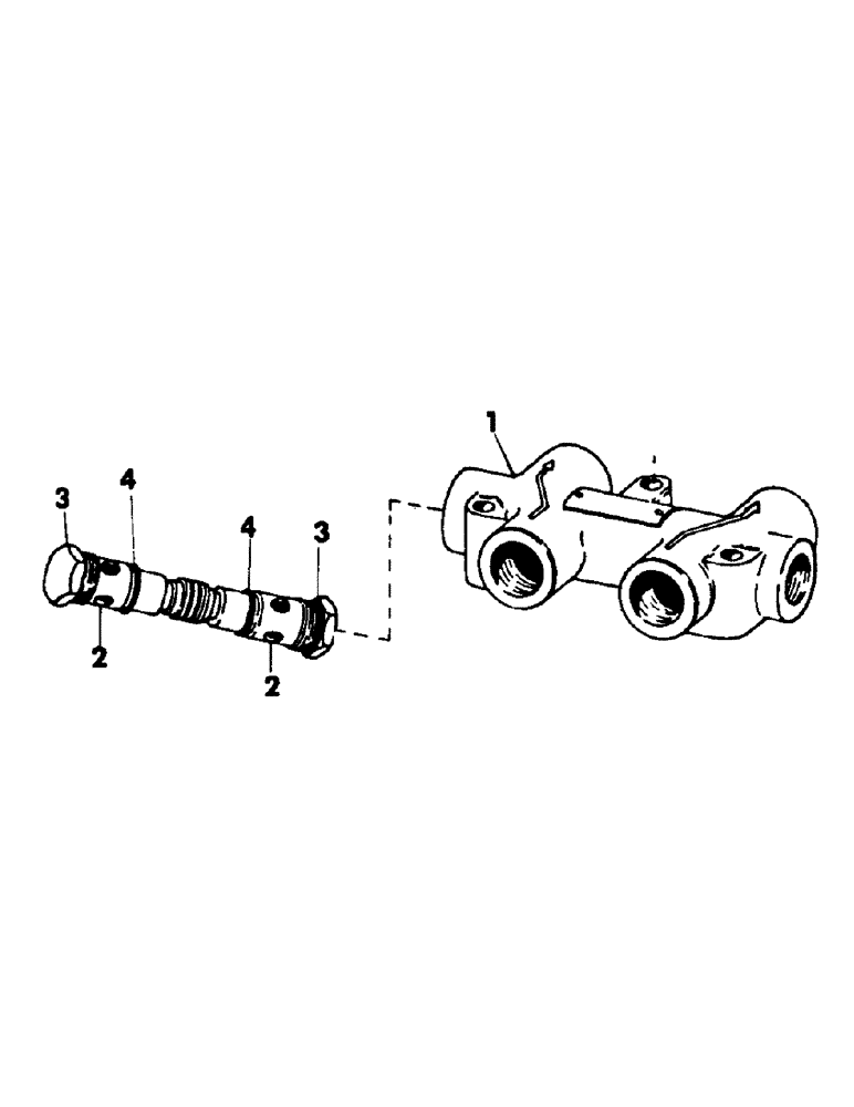 Схема запчастей Case 50 - (121) - LEVELER CHECK VALVE (35) - HYDRAULIC SYSTEMS