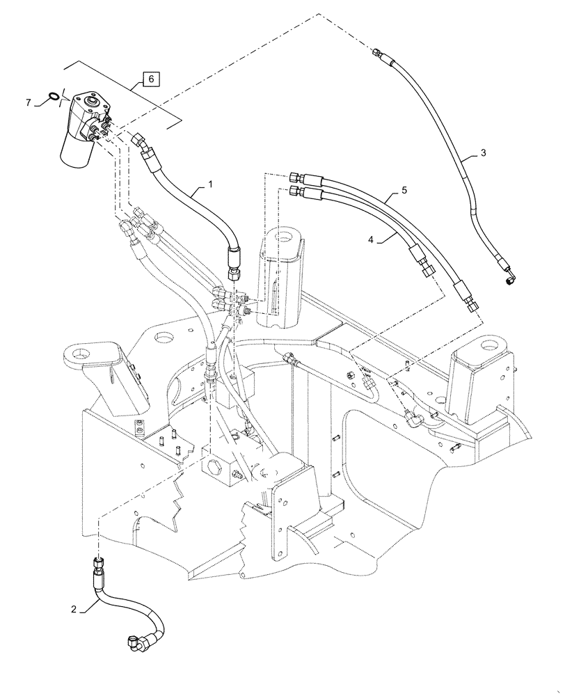 Схема запчастей Case 721F - (41.200.AO[01]) - STANDARD STEERING JOYSTICK, ORBITROL VALVE (41) - STEERING