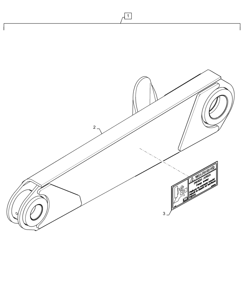 Схема запчастей Case SV340 - (88.100.82[22]) - DIA KIT, LH, BOOM LINK (88) - ACCESSORIES