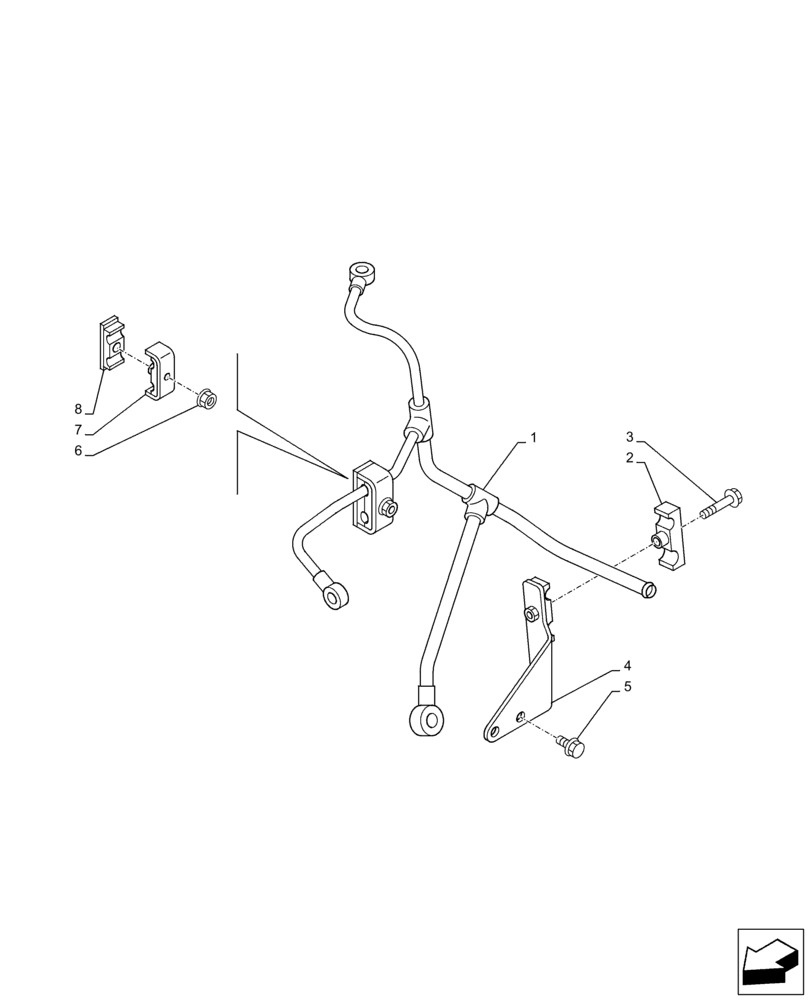 Схема запчастей Case AQ-6HK1XASS01-02 - (10.218.AI[01]) - FUEL INJECTOR, LINE (10) - ENGINE