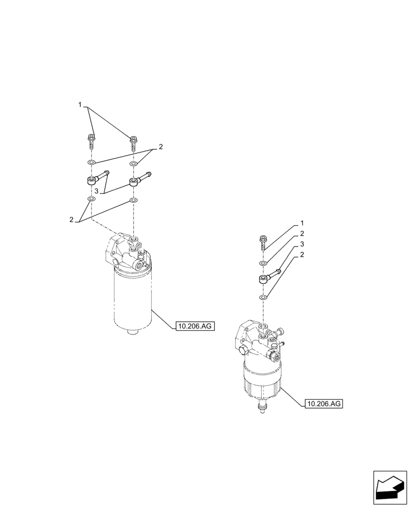 Схема запчастей Case AQ-6HK1XASS01-02 - (10.218.AQ[02]) - INJECTION PUMP DRIVE (10) - ENGINE