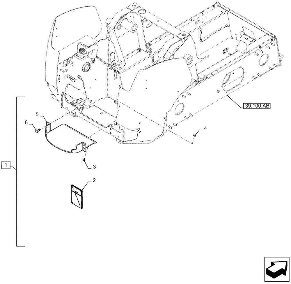 Схема запчастей Case SV250 - (88.037.01) - DIA KIT, DRAWBAR ATTACHMENT (88) - ACCESSORIES