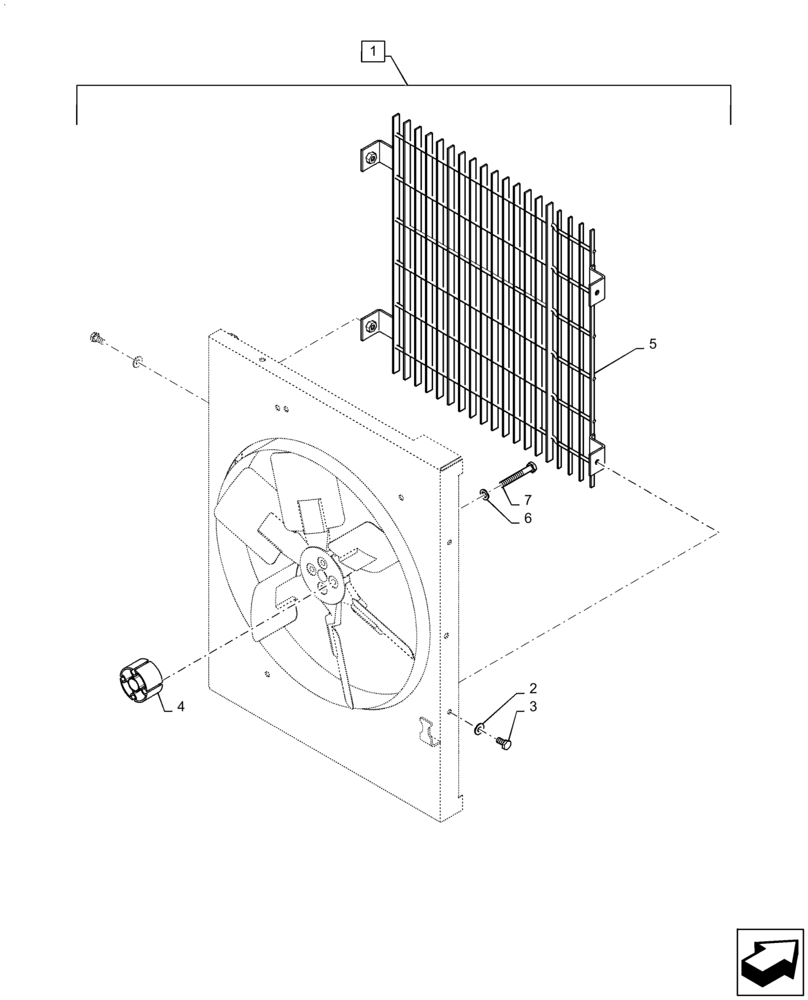 Схема запчастей Case 850L - (01-02) - KIT, SCREEN, SAND (01) - ENGINE