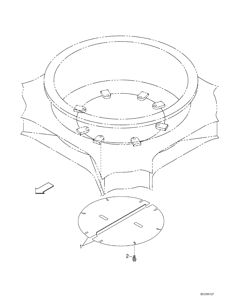 Схема запчастей Case CX160 - (05-03) - UNDERCARRIAGE COVER, LOWER (11) - TRACKS/STEERING