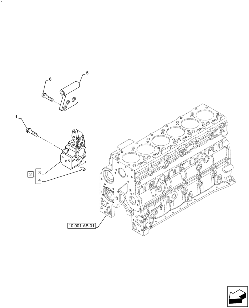 Схема запчастей Case F4HE9684U J104 - (10.400.AE) - COOLANT HEATING LINES (10) - ENGINE