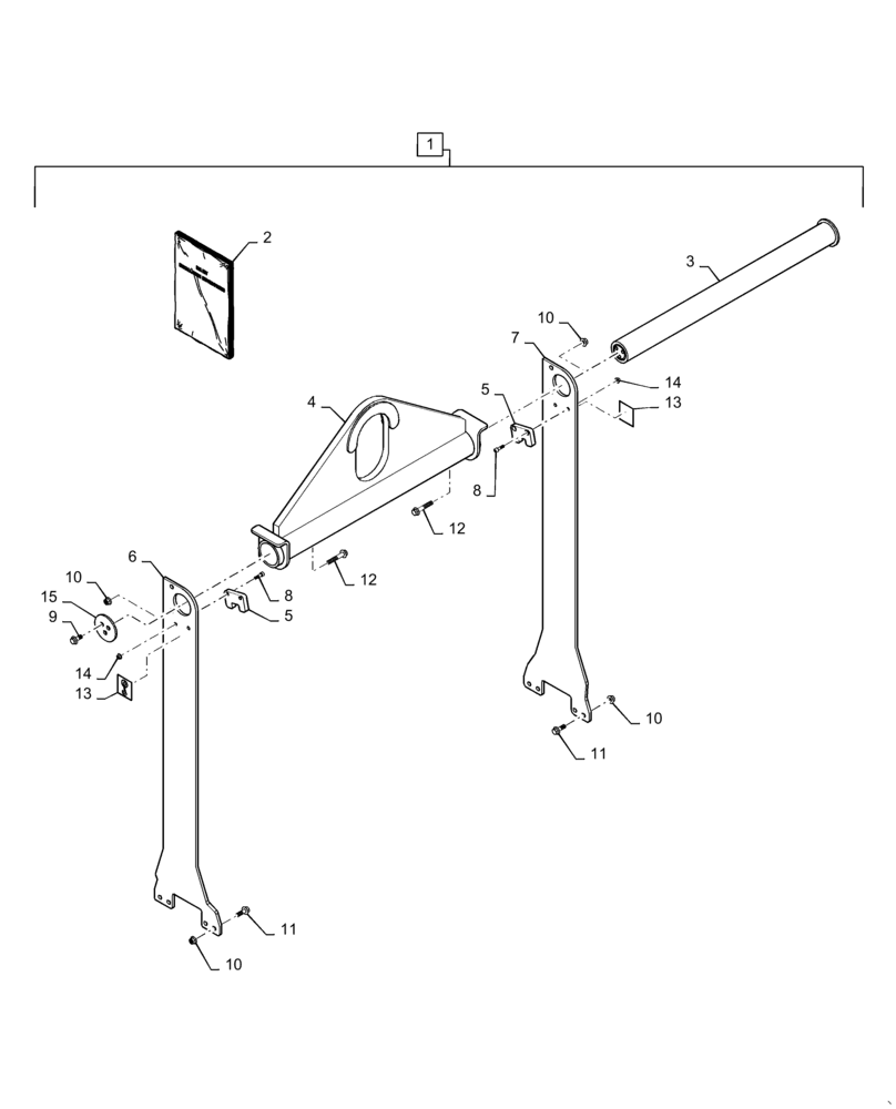 Схема запчастей Case SV340 - (88.100.39[01]) - DIA KIT, SINGLE POINT LIFT HOOK (88) - ACCESSORIES