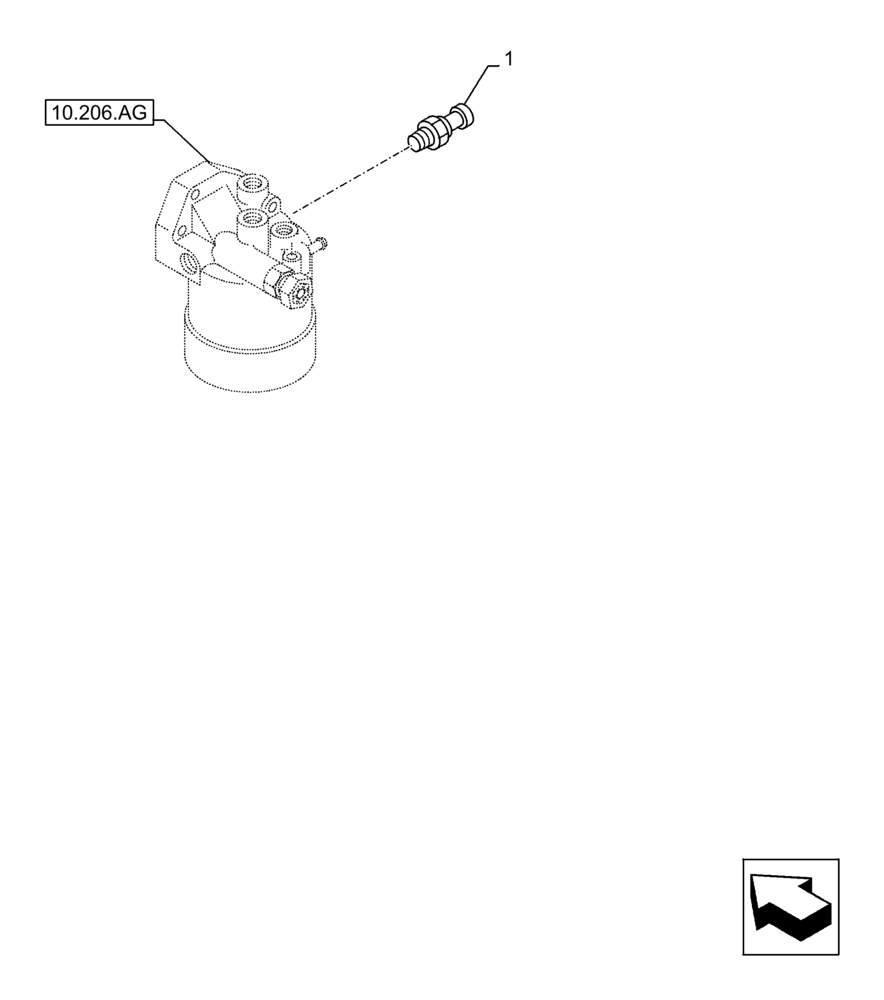 Схема запчастей Case AQ-4HK1XASS01 - (55.010.AH) - FUEL FILTER, SENSOR (55) - ELECTRICAL SYSTEMS