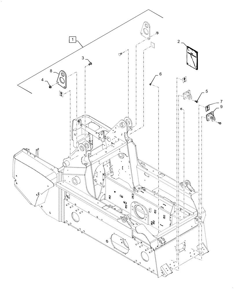 Схема запчастей Case SV340 - (88.100.39[02]) - DIA KIT, 4 POINT LIFT HOOKS (88) - ACCESSORIES