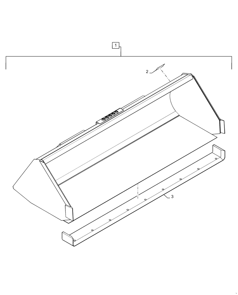 Схема запчастей Case SV340 - (88.100.82[11]) - DIA KIT, SLURRY BUCKET 84" (88) - ACCESSORIES