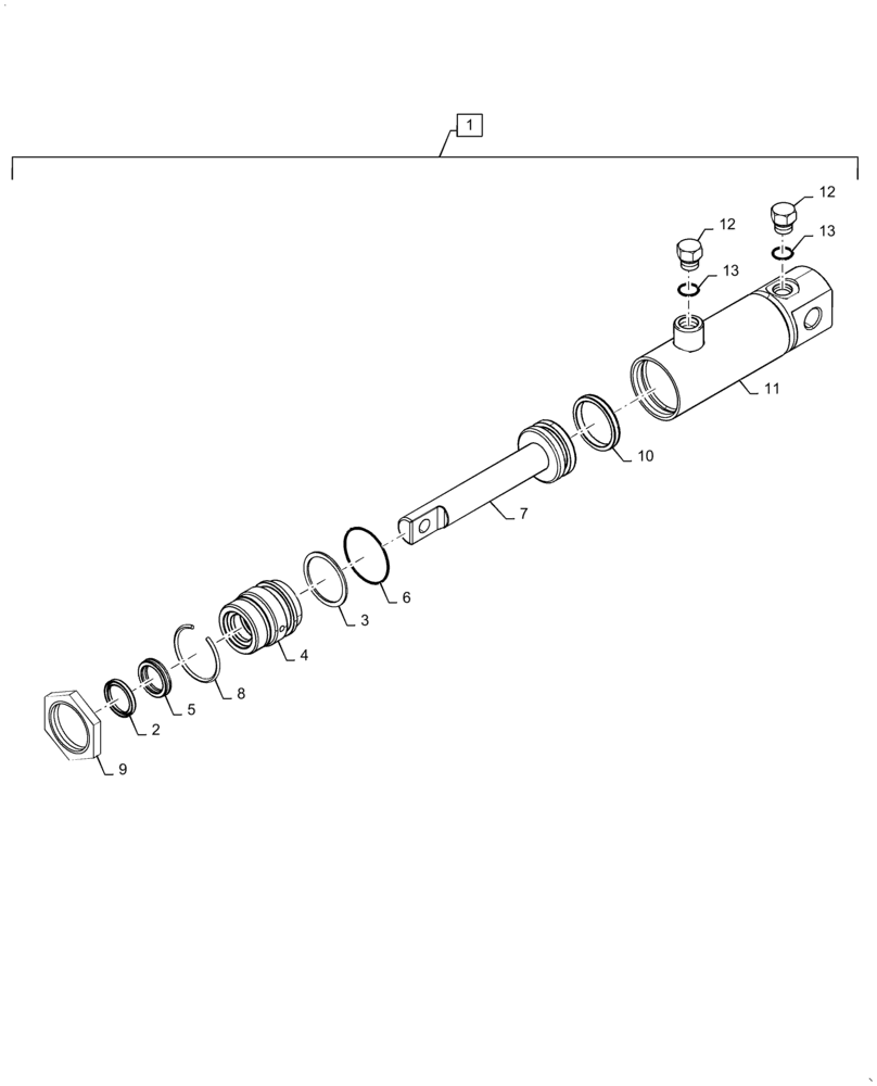 Схема запчастей Case SR250 - (35.734.AA[01]) - HYDRAULIC COUPLER, CYLINDER (35) - HYDRAULIC SYSTEMS