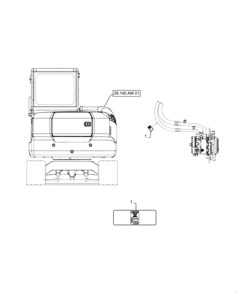 Схема запчастей Case CX31B - (90.108.AC[12]) - DECAL, AIR CONDITIONER (90) - PLATFORM, CAB, BODYWORK AND DECALS