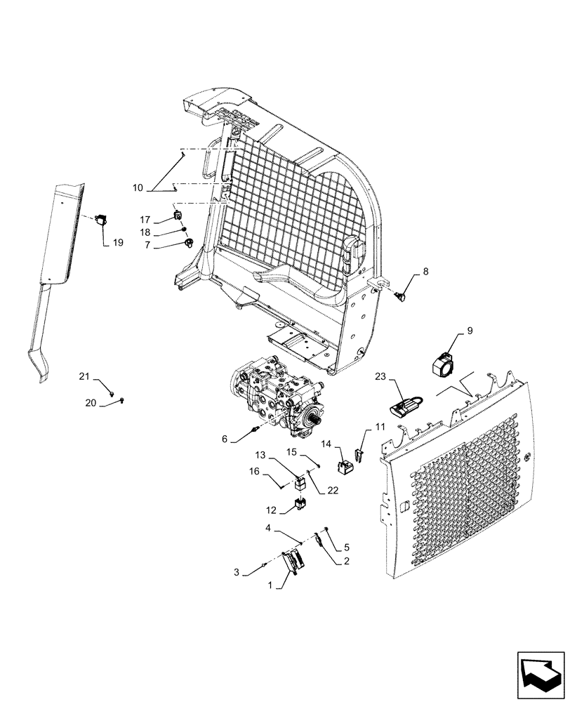 Схема запчастей Case SV185 - (55.408.BE[01]) - COMMON INSTRUMENTS AND ELEC (ALL CASE) (55) - ELECTRICAL SYSTEMS