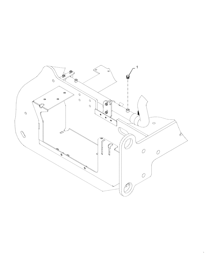 Схема запчастей Case 721F - (50.104.AC[01]) - FITTING INSTALL NO HEATER (50) - CAB CLIMATE CONTROL