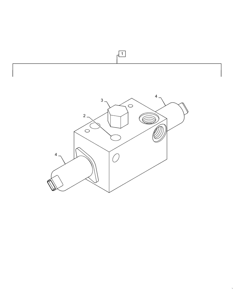 Схема запчастей Case 570N EP - (35.359.AB[06]) - 4 IN 1 CONTROL VALVE, W ACCUMULATOR, ASSY (35) - HYDRAULIC SYSTEMS