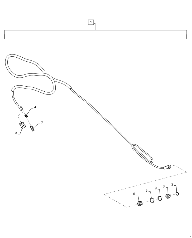 Схема запчастей Case SV250 - (55.512.BW[03]) - WIRE HARNESS & CONNECTOR, MULTIFUNCTION, ELECTRICAL (55) - ELECTRICAL SYSTEMS