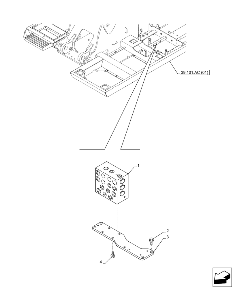 Схема запчастей Case CX250D LC LR - (35.355.AR) - STD + VAR - 461558 - JOYSTICK, CUSHION, VALVE (35) - HYDRAULIC SYSTEMS