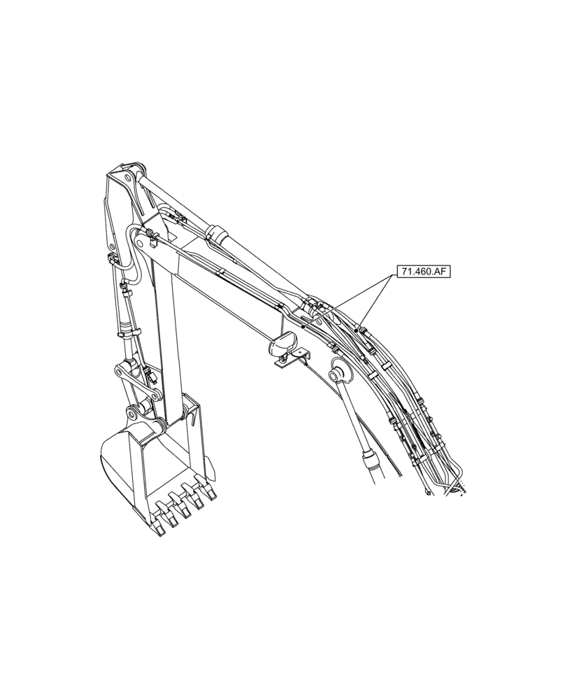 Схема запчастей Case CX300D LC - (71.000.00) - SECTION INDEX - LUBRICATION SYSTEM (71) - LUBRICATION SYSTEM