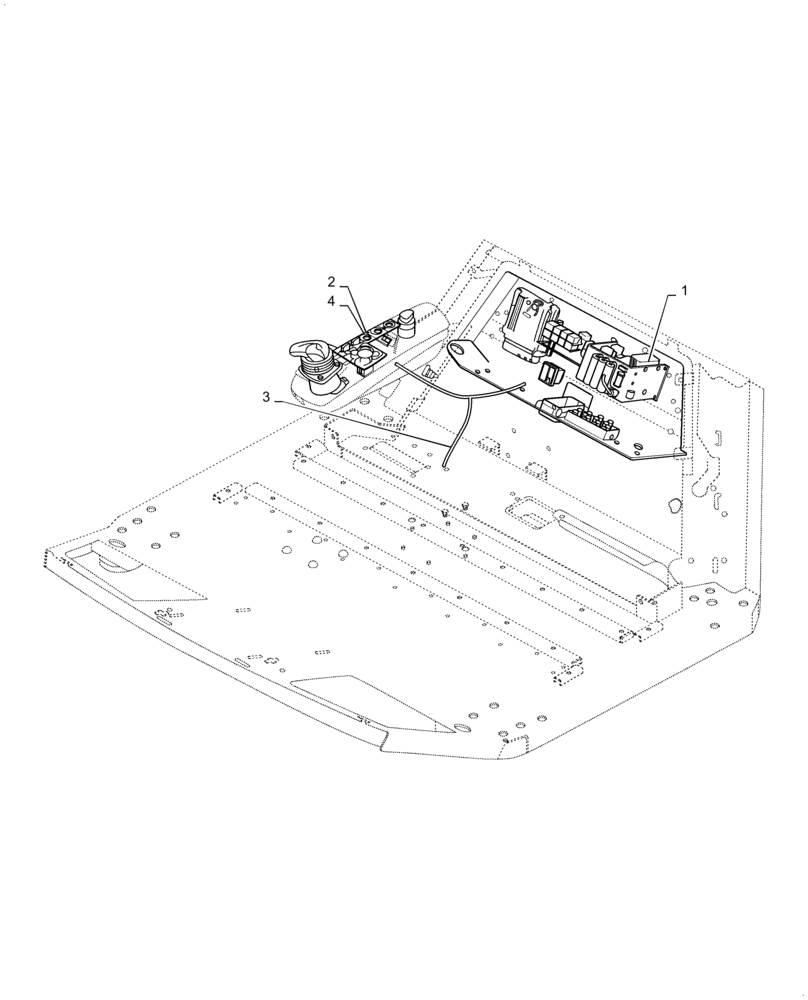 Схема запчастей Case DV210C - (55.510.AN) - FRONT CAB HARNESSES (55) - ELECTRICAL SYSTEMS