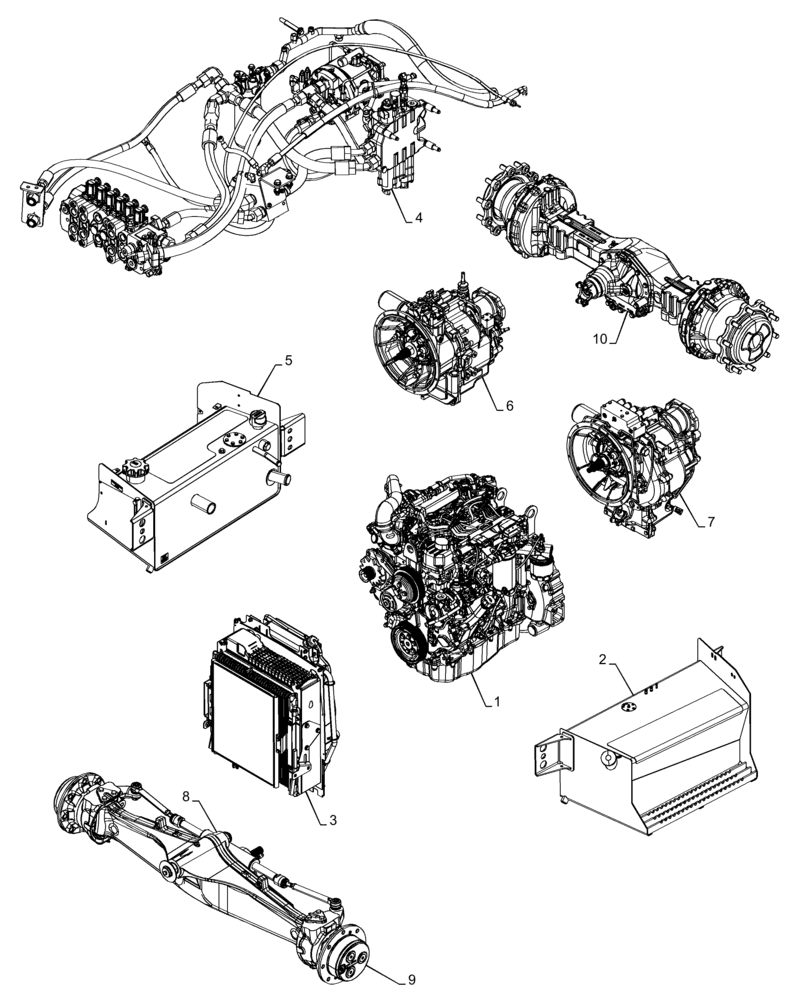 Схема запчастей Case 580N EP - (05.100.03) - CAPACITIES (05) - SERVICE & MAINTENANCE