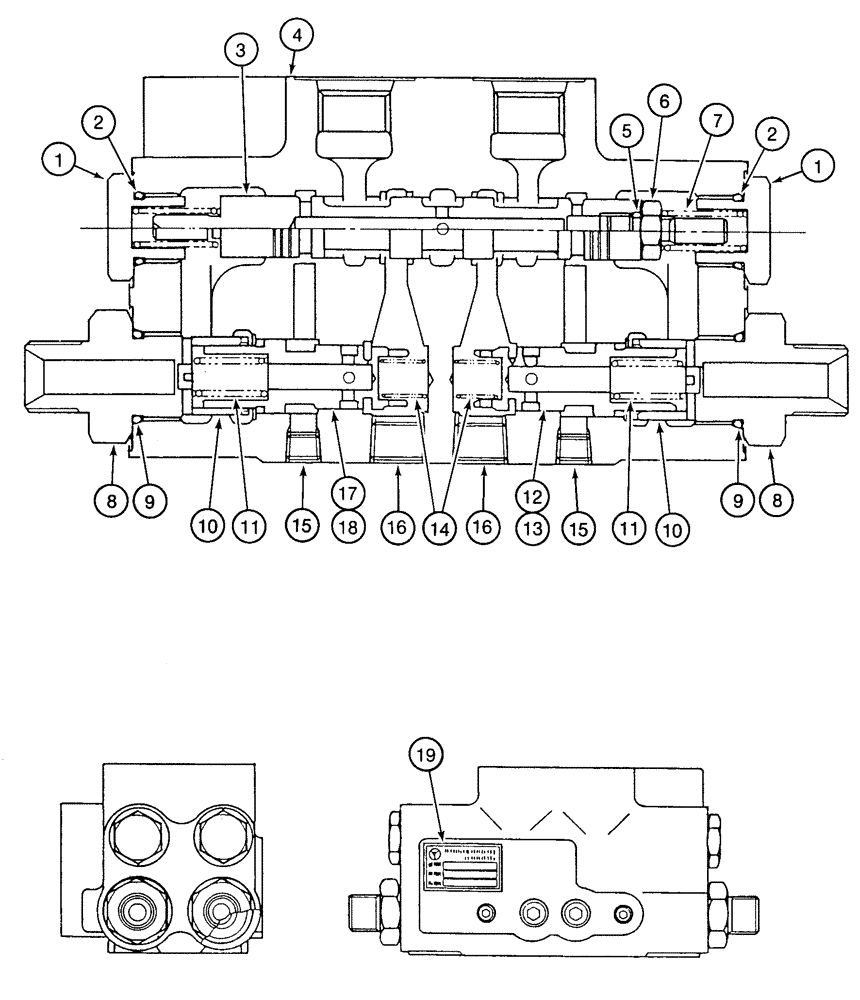 Схема запчастей Case 9060 - (8-052) - 153008A1 CUSHION VALVE (08) - HYDRAULICS