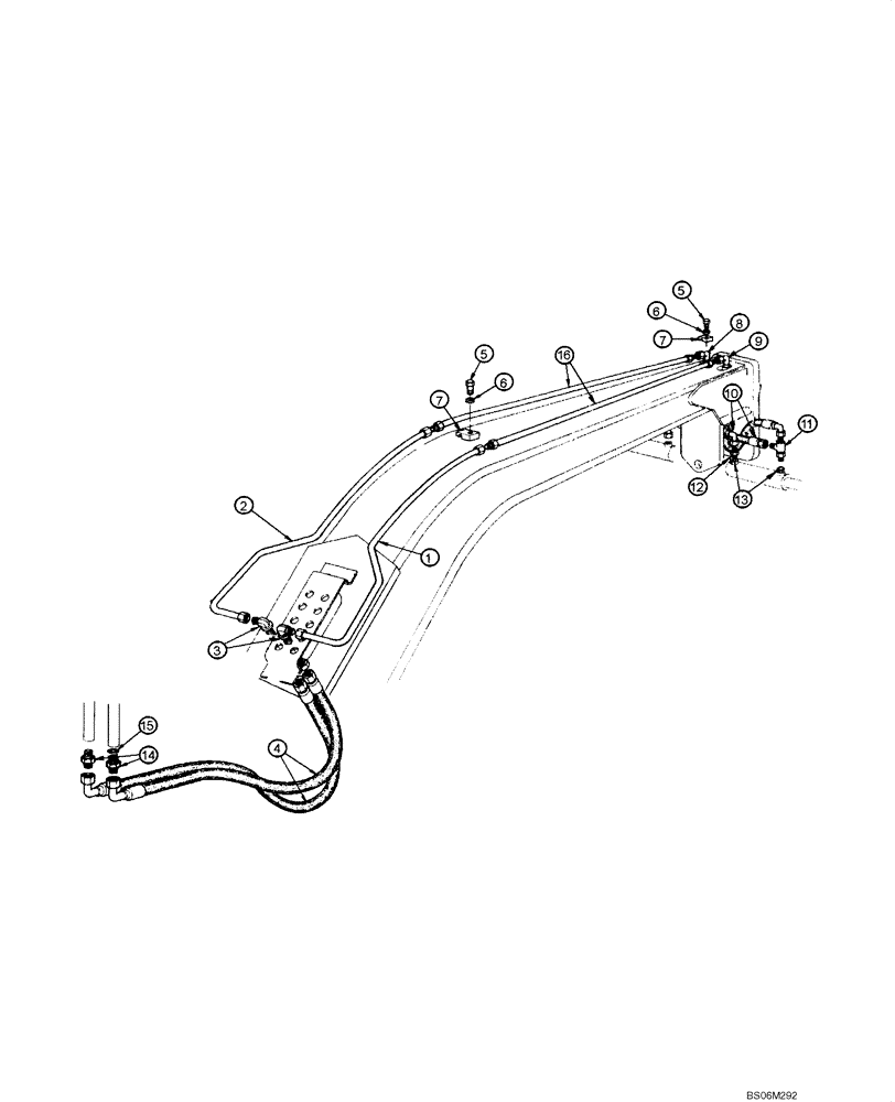 Схема запчастей Case 845 - (08.31[00]) - BRAKE AND STEERING - HYDRAULIC CIRCUIT (08) - HYDRAULICS