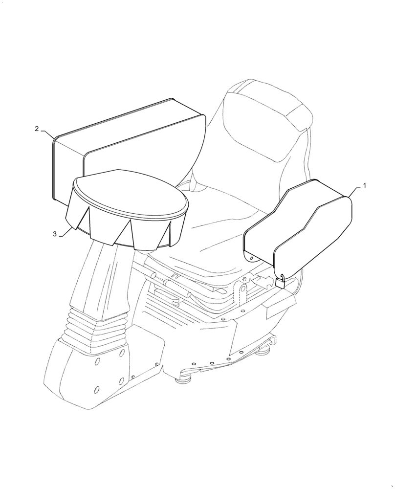 Схема запчастей Case DV210C - (90.160.CF) - SECURITY COVERS (90) - PLATFORM, CAB, BODYWORK AND DECALS