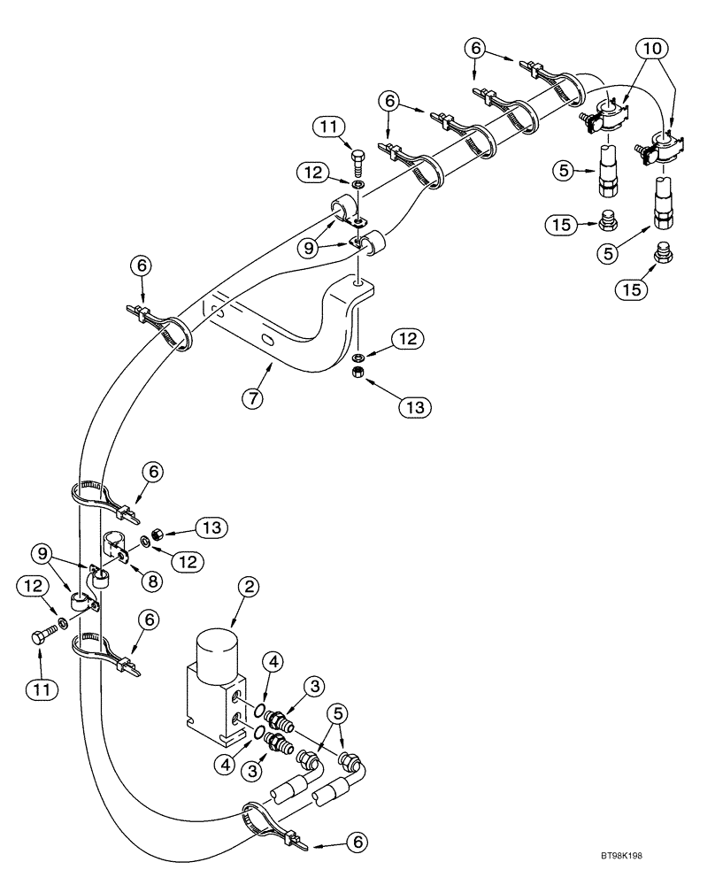 Схема запчастей Case 821C - (08-10B) - HYDRAULICS - COUPLER (08) - HYDRAULICS