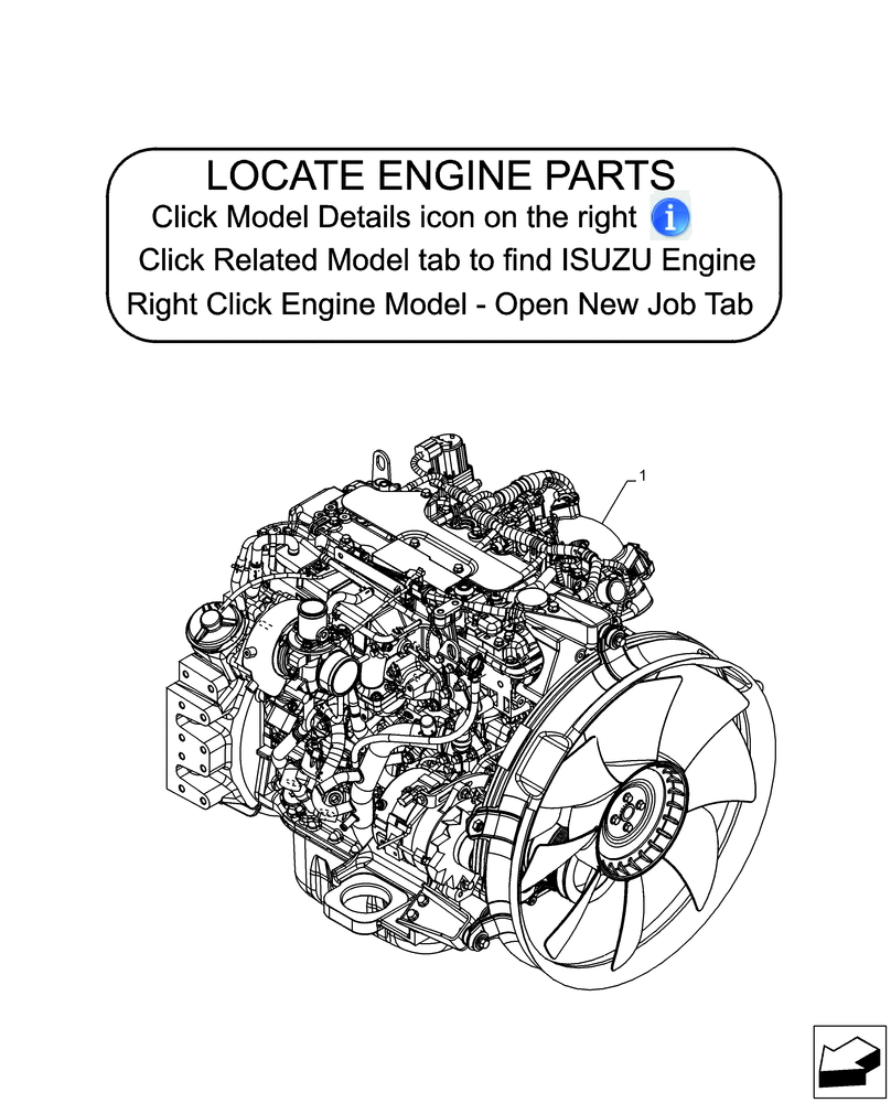 Схема запчастей Case CX130D - (10.001.AD) - STD + VAR - 488034 - ENGINE, ASSY (10) - ENGINE