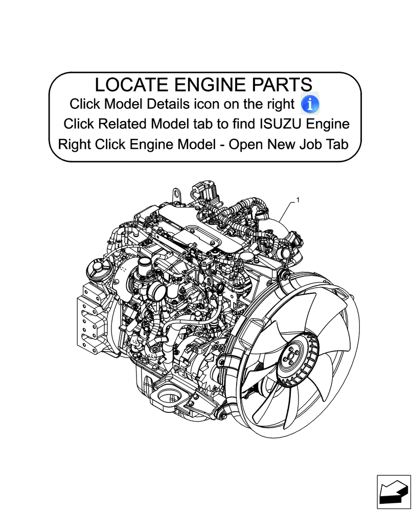 Схема запчастей Case CX160D LC - (10.001.AD) - STD + VAR - 488034 - ENGINE, ASSY (10) - ENGINE