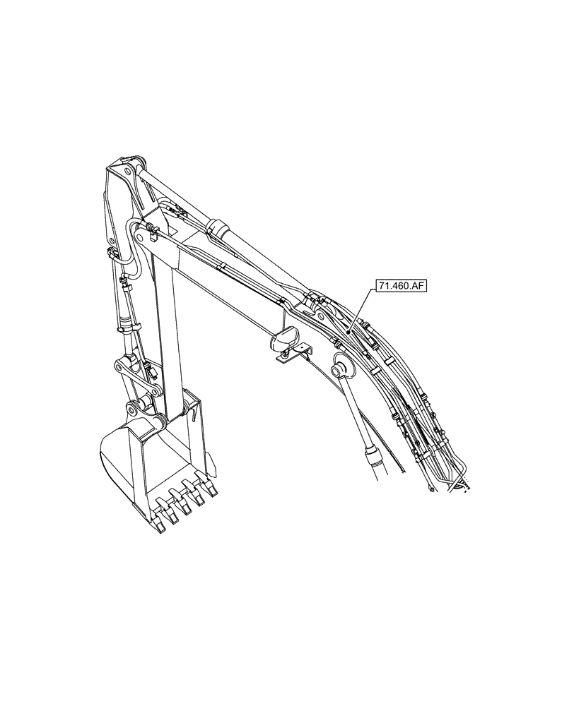 Схема запчастей Case CX160D LC - (71.000.00) - SECTION INDEX - LUBRIFICANT (71) - LUBRICATION SYSTEM