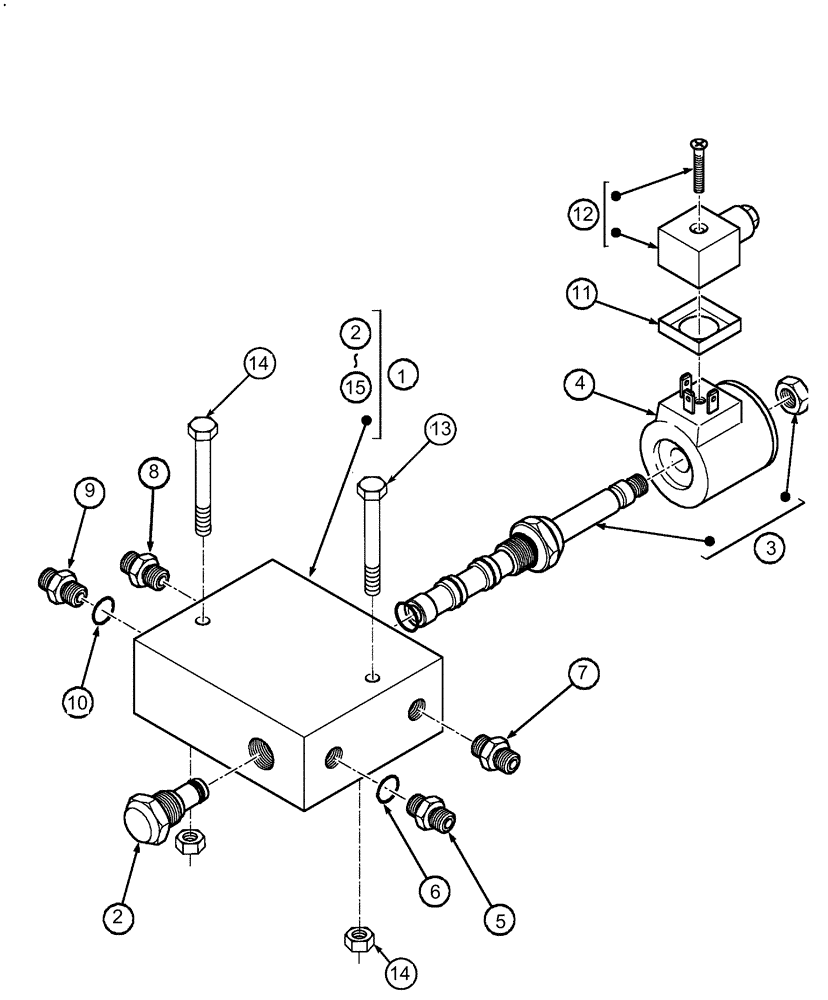 Схема запчастей Case CX80C - (88.100.35) - QUICK COUPLER - MULTI-FIT - SOLENOID VALVE (88) - ACCESSORIES